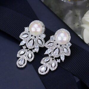 S925 Sterling Silver Pearl Earrings